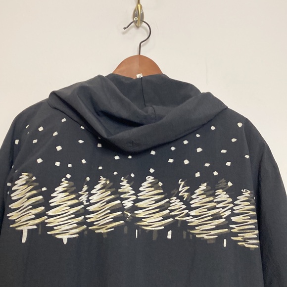 Vintage Duffle Coat Womens 8 Cream Wool Overcoat Nylon Shell 3 in 1 Cottagecore - Picture 12 of 15